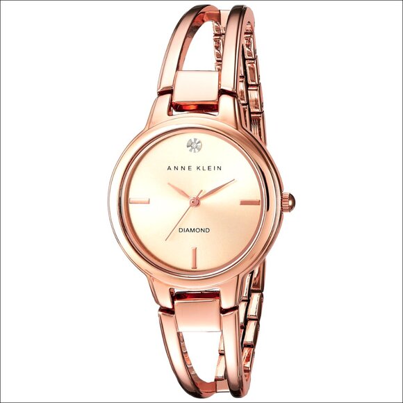 Women\'s Genuine Diamond Bangle Watch, Japanese Quartz, Water Resistant main image 4